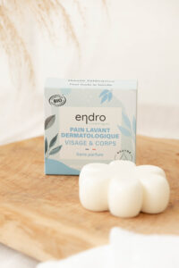 Pain dermatologique Endro sans plastique à Ty Détente, institut de bien-être au Hézo.