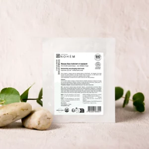 Masque Nohèm utilisée pour un soin du visage à l’institut Ty Détente, Le Hézo.